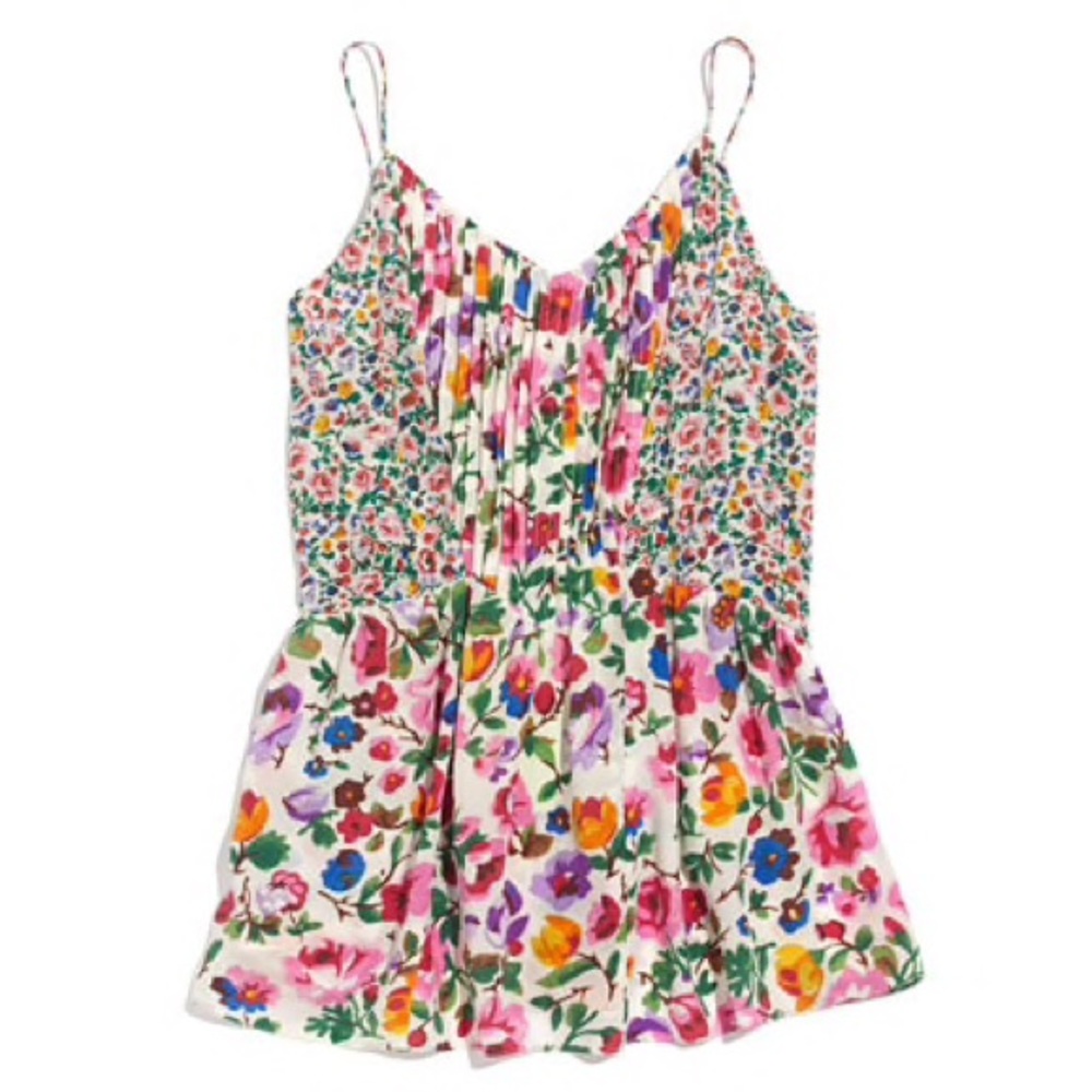 Madewell Silk Mixed-Floral Camisole
